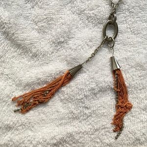 New York & Company Twin Jewel and Chain Necklace